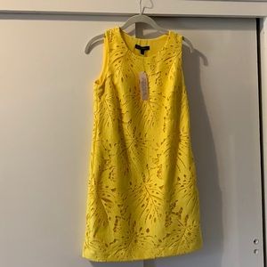 Banana Republic yellow dress. Size 4, never worn